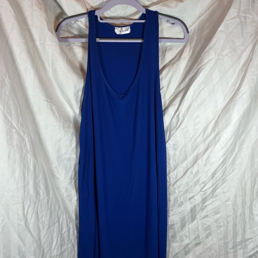 Elegant‎ Blue Women's Tank Top